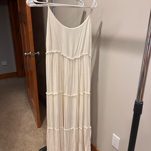 Chic Cream Maxi Dress